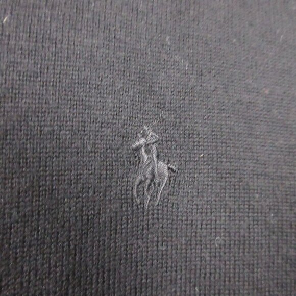 Lauren Ralph Lauren Womens Cardigan Sweater Black S Wool Classic Luxury Knit 214 - Picture 2 of 8